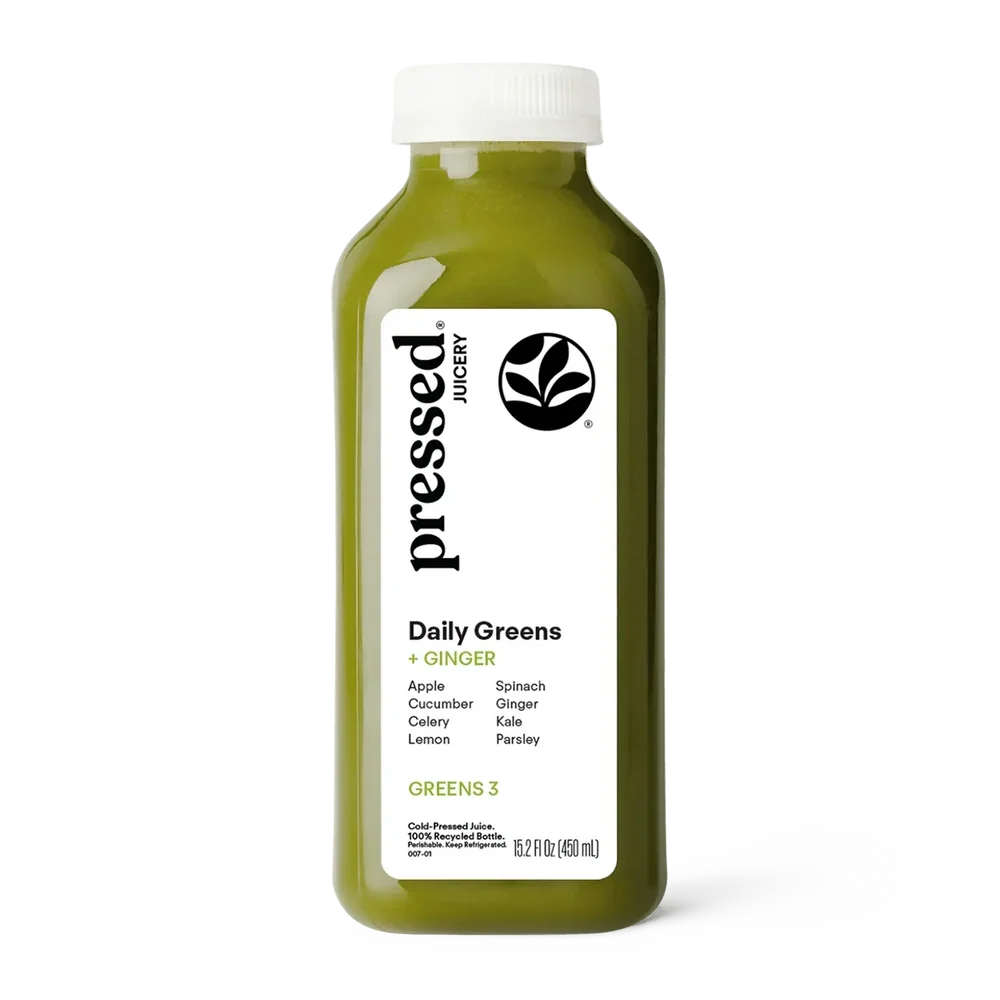 Pressed - Daily Greens Plus Ginger - 15.2oz