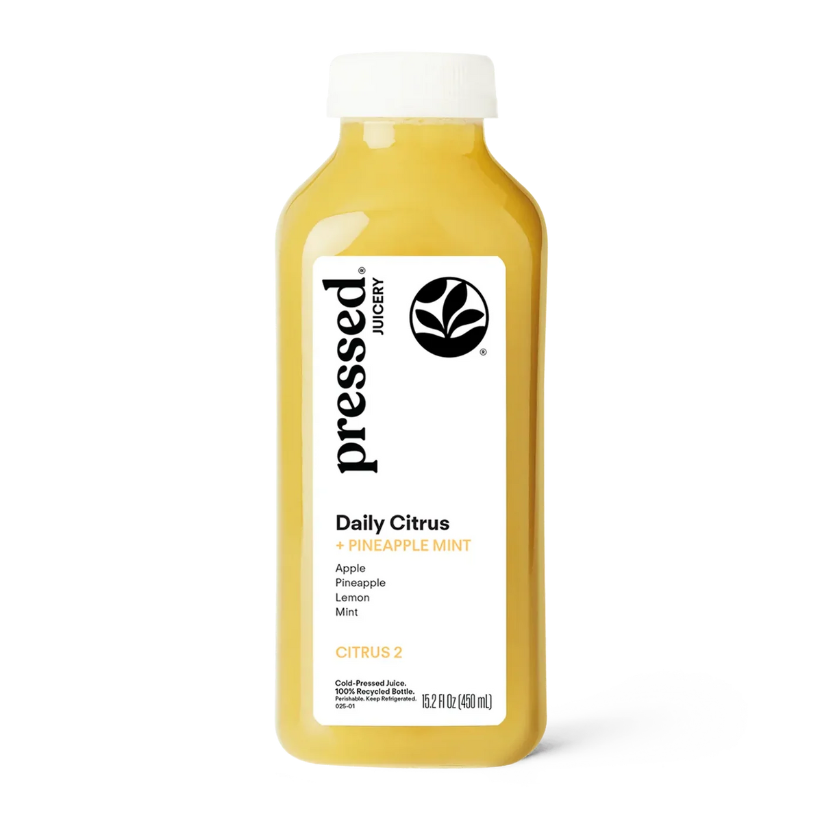Pressed - Daily Citrus+ Pineapple Mint - 15.2oz