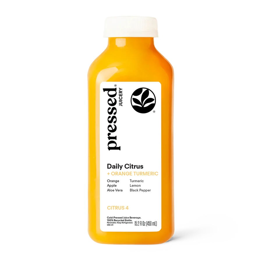Pressed - Daily Citrus + Orange Turmeric - 15.2oz