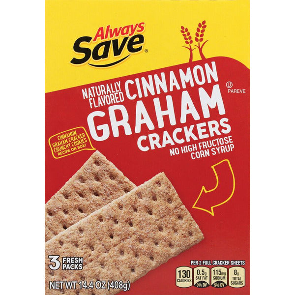Always Save Cinnamon Graham Crackers 14.4 oz