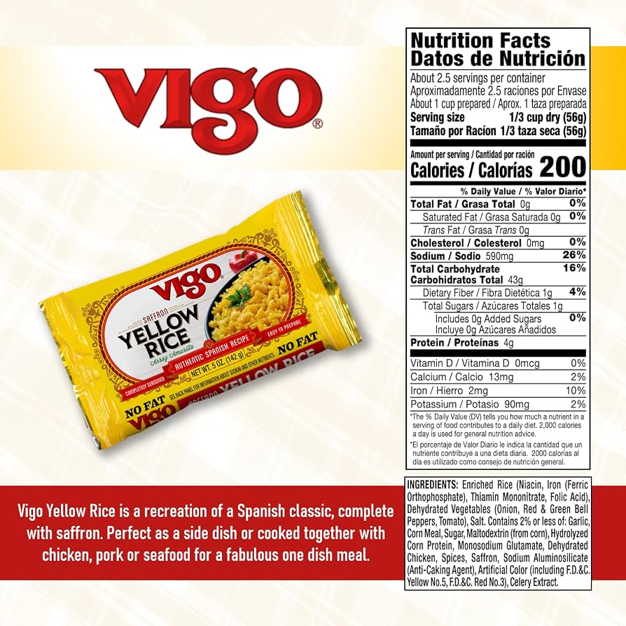 Vigo Saffron Yellow Rice 10oz