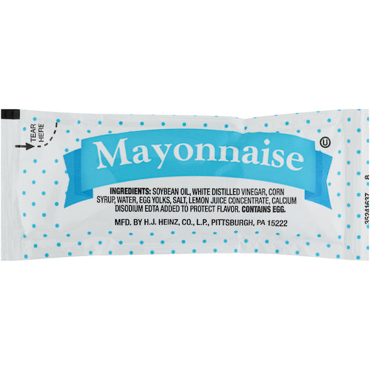 Our Portion Pac Mayonnaise Single Serve is the perfect choice for your restaurant. With 9g per packet and a pack of 200, you're sure to get great value for money. Plus, this mayonnaise is made with high quality ingredients for an unbeatable taste. Enjoy a delicious mayonnaise on sandwiches, salads, or in recipes.