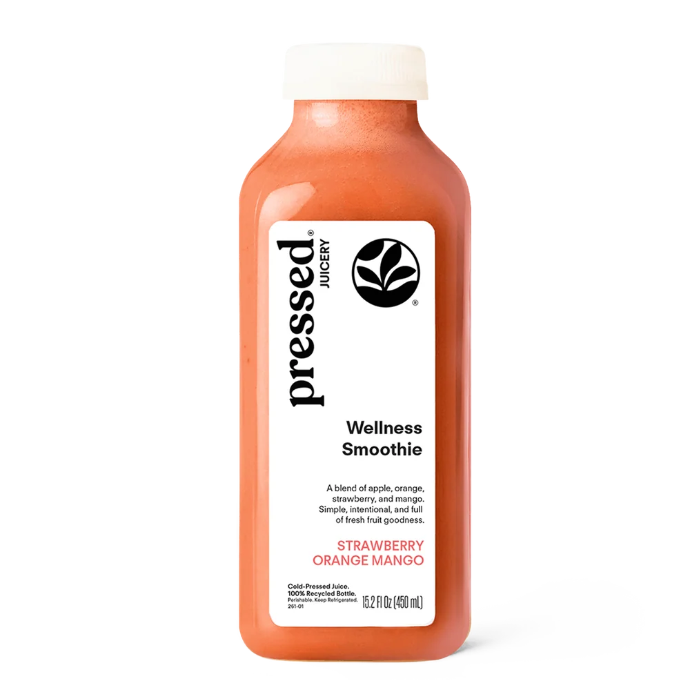 Pressed  Wellness Smoothie - Strawberry Orange Mango
