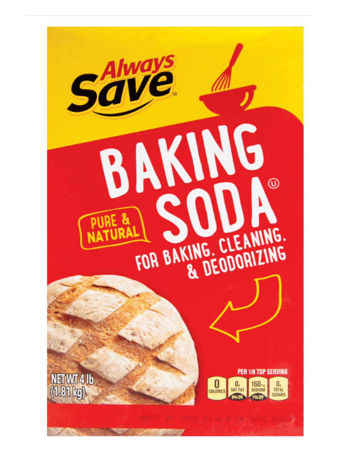 Always Save Baking Soda 4lb