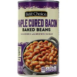 Best Choice maple cured bacon Baked Beans 28 oz