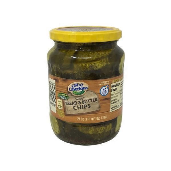 Great Cherkins Bread Butter Chips 24FL OZ
