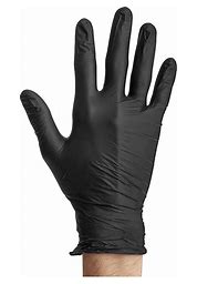 vinyl black gloves food safe