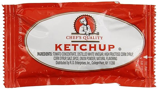 Chef's Quality Tomato Ketchup, 1000 Count
