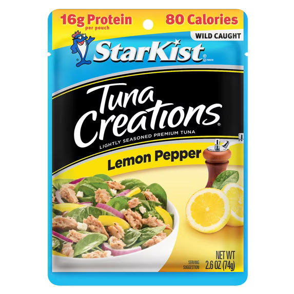 Starkist Tuna Creations Cracked Pepper with Roasted Garlic, 2.6 oz Pouch